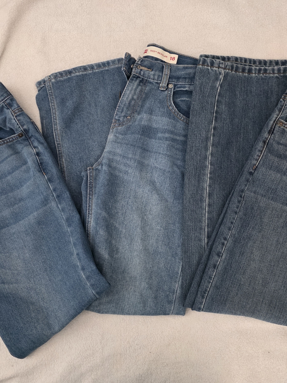 Levi's Blue 505 Regular Jeans